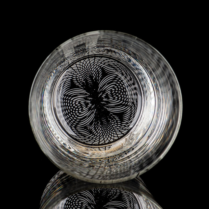 Hi-Ball Glass (Bowtie Retti Pattern) Sovereignty - Smoke ATX