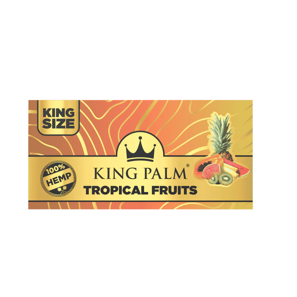 Tropical Fruits King Size Hemp Rolling Papers King Palm - Smoke ATX 