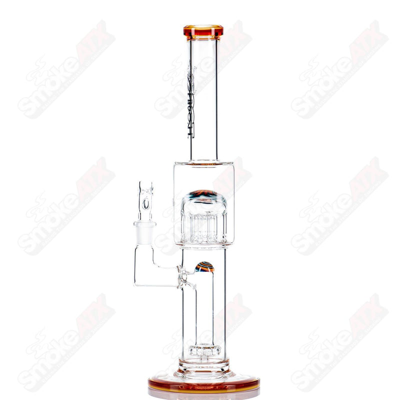 14mm Circ to 13 Arm Perc w Reversal Sections by Toro Glass