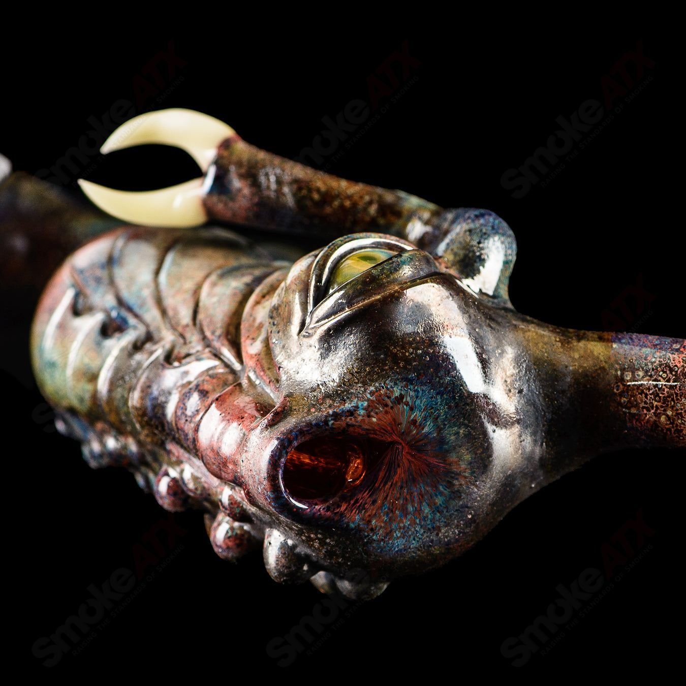 OG Big Footed Gill Creature (Aurora) 2012 Salt Glass - Smoke ATX