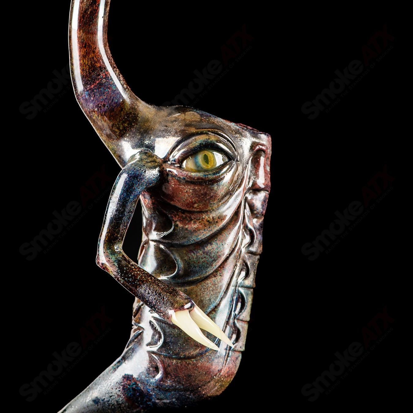 OG Big Footed Gill Creature (Aurora) 2012 Salt Glass - Smoke ATX