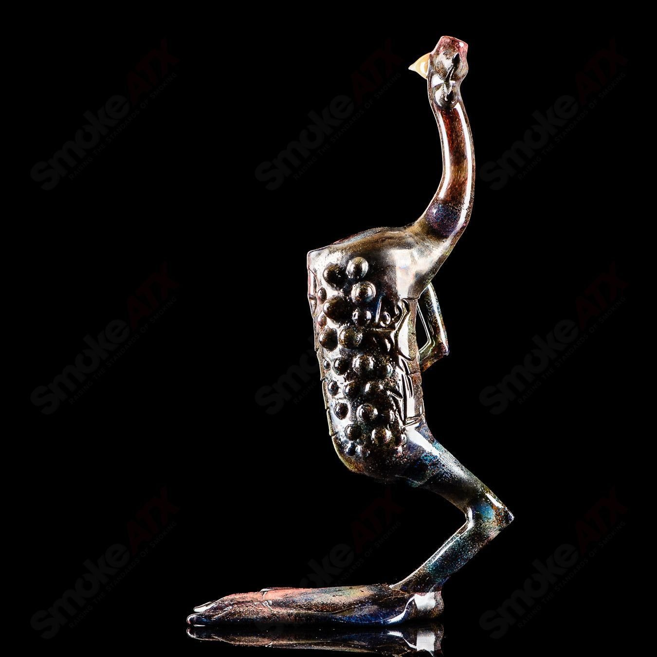 OG Big Footed Gill Creature (Aurora) 2012 Salt Glass - Smoke ATX