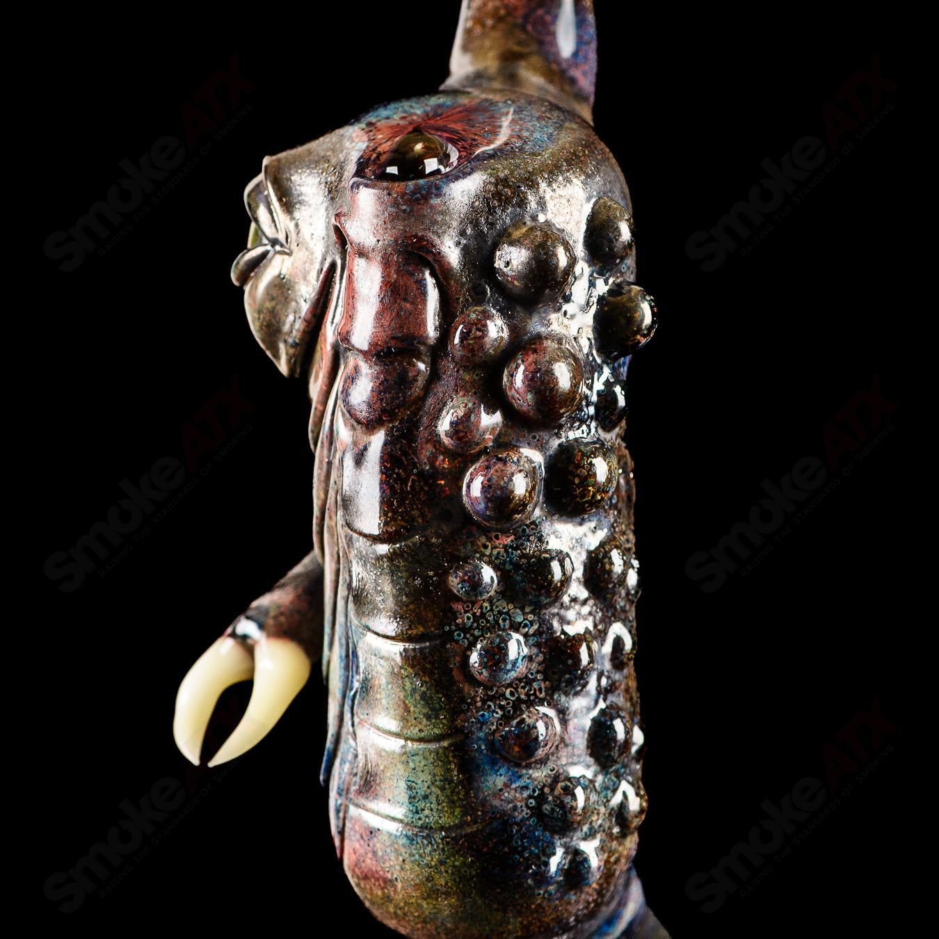 OG Big Footed Gill Creature (Aurora) 2012 Salt Glass - Smoke ATX