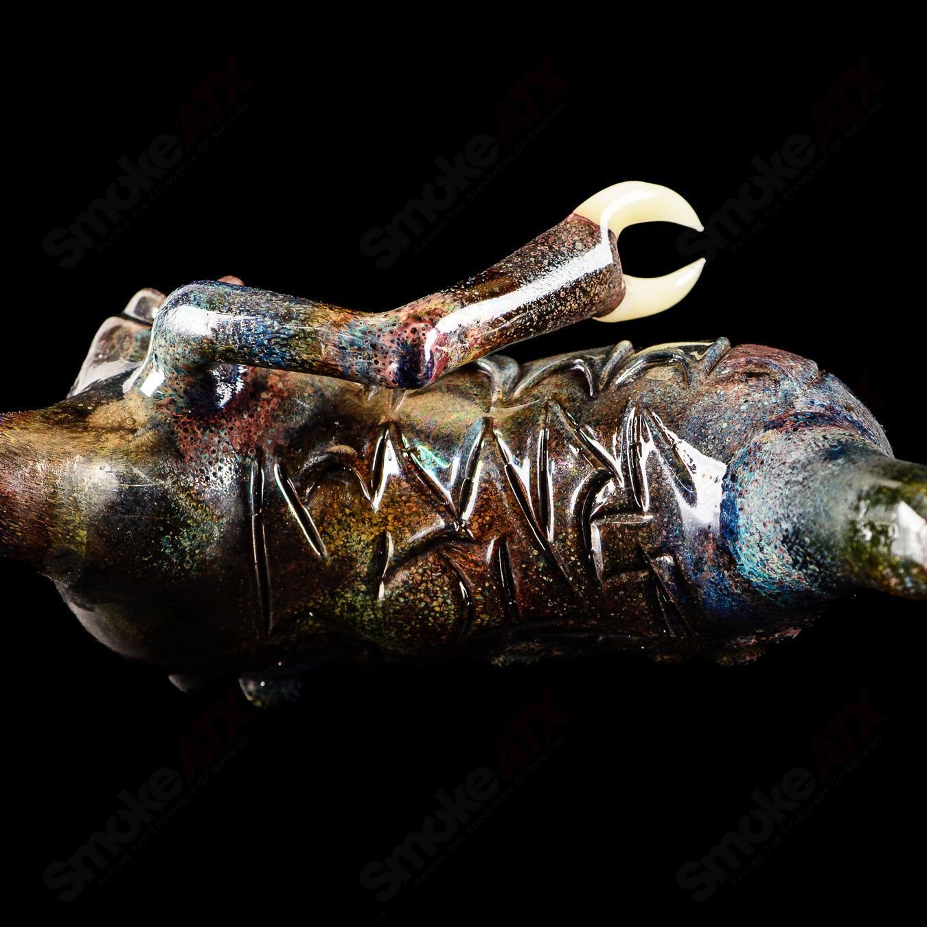 OG Big Footed Gill Creature (Aurora) 2012 Salt Glass - Smoke ATX