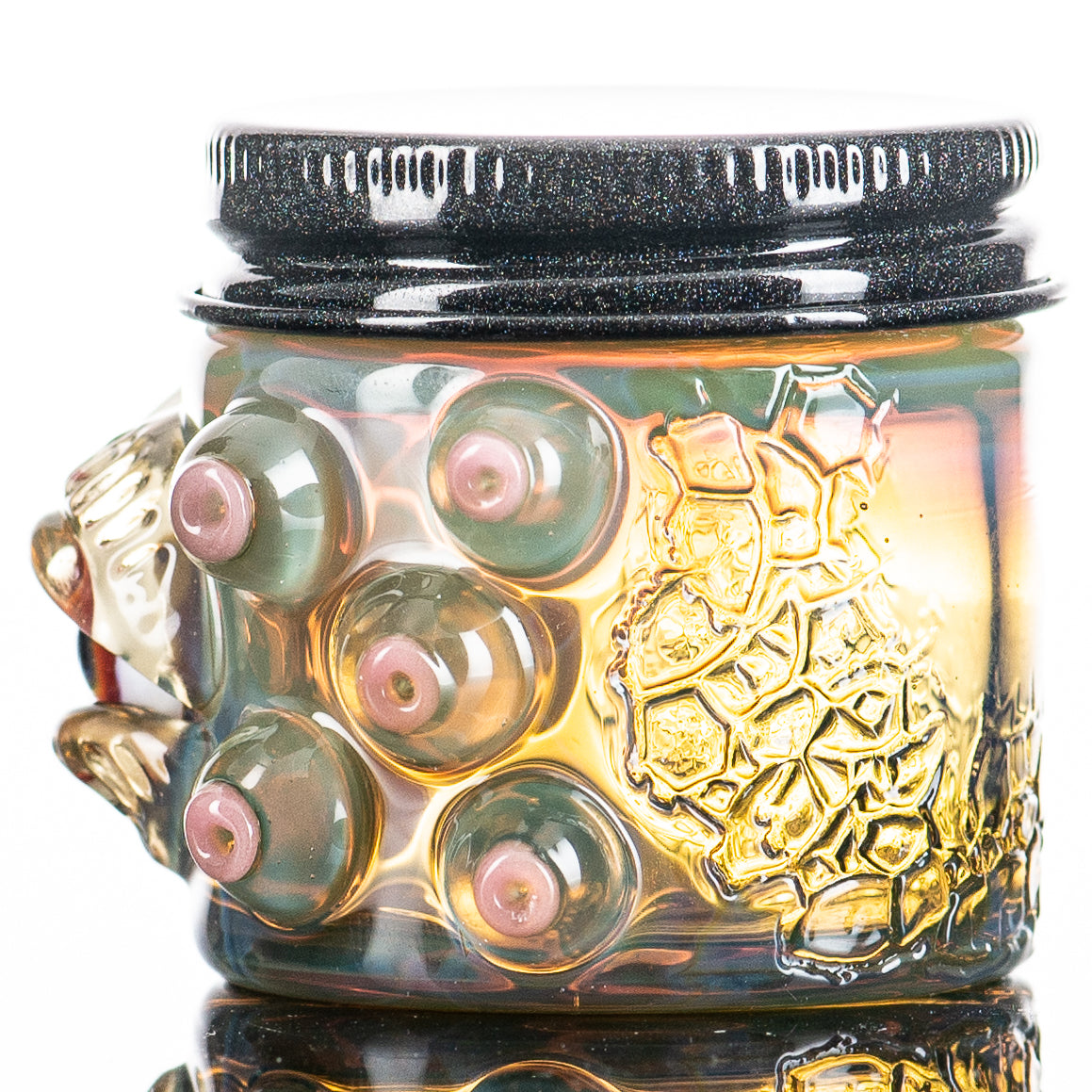 Silver Amber, Serum CFL Glass Baller Jar X Salt