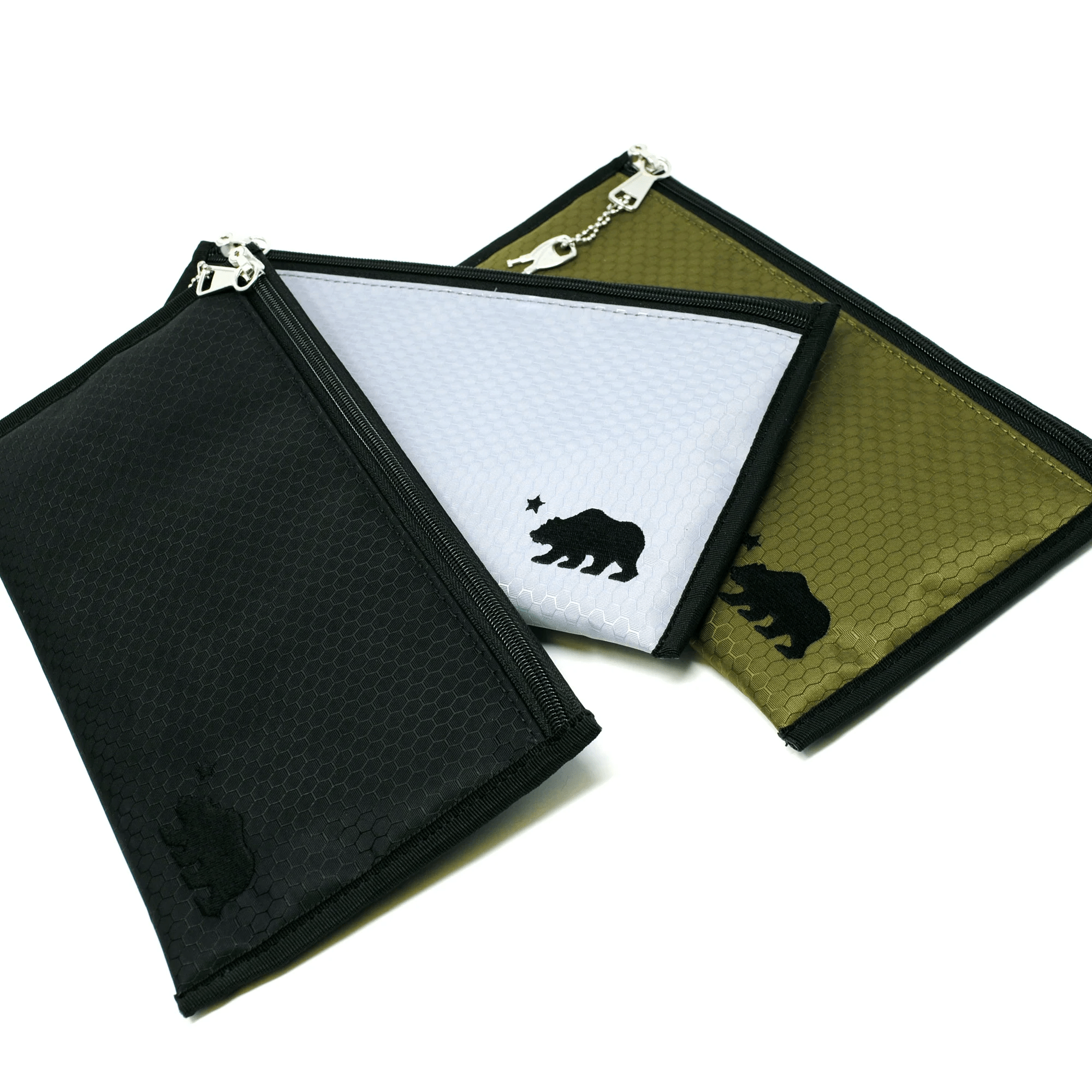 Olive w/ Black Accent 11x6 Pouch Cali Crusher - Smoke ATX