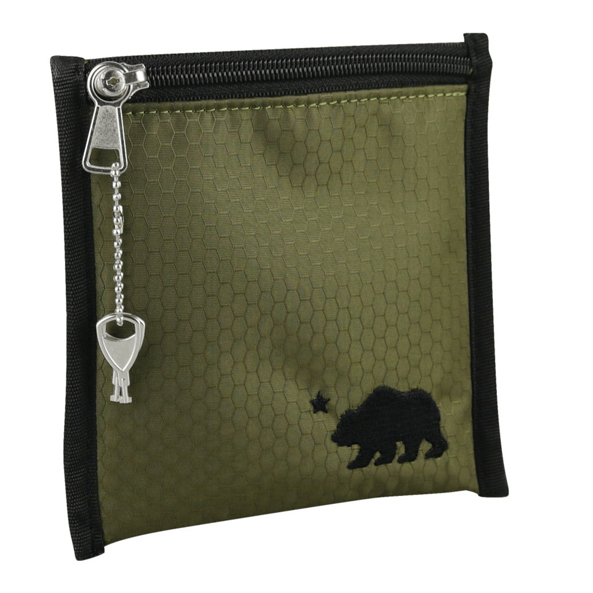 Olive w/ Black Accent 6x6 Pouch Cali Crusher - Smoke ATX