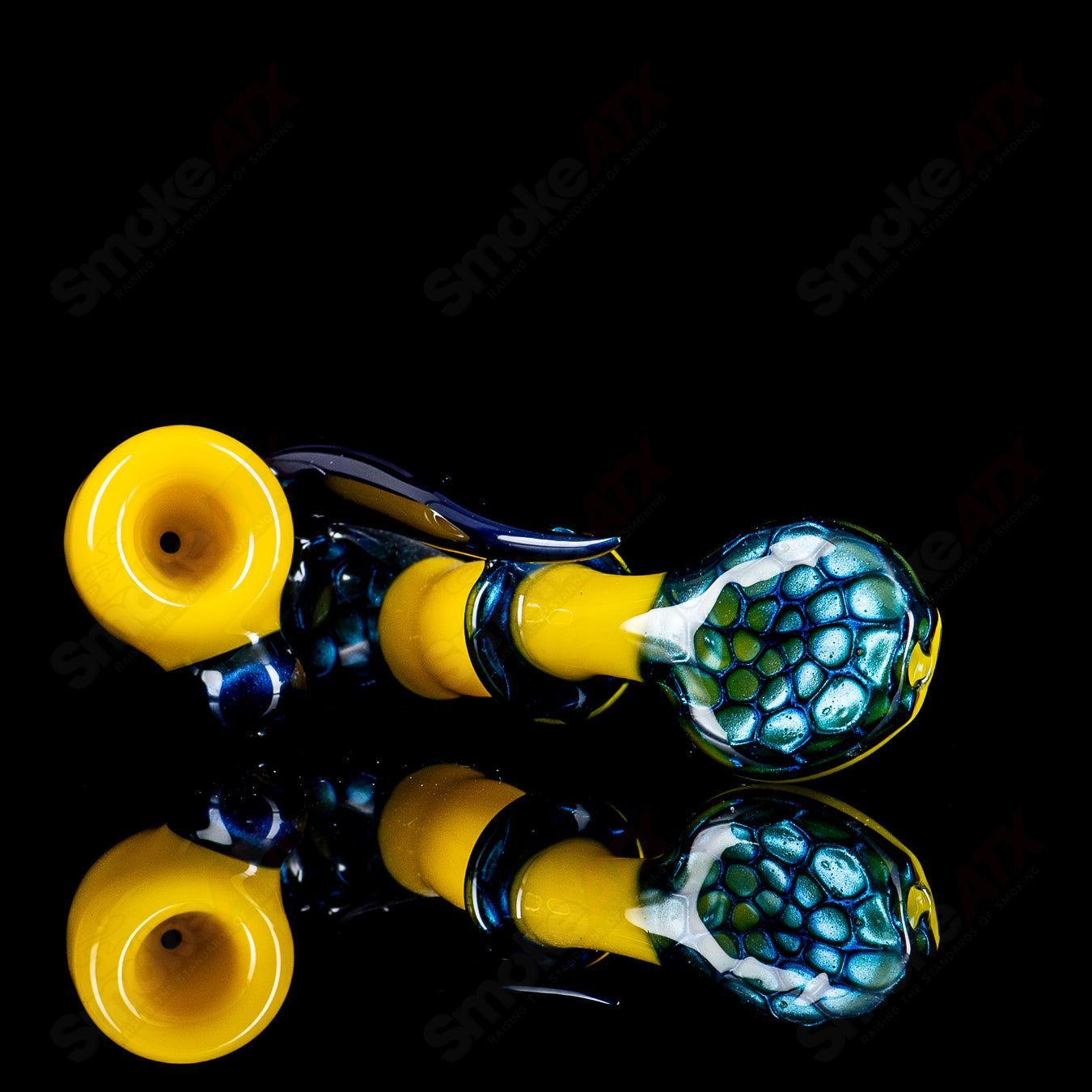 Yellow and Blue Honeycomb Sherlock Dellene Peralta - Smoke ATX 