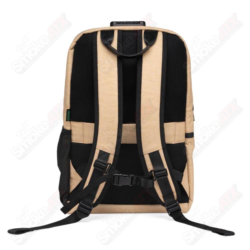 Ooze Traveler Smell Proof Locking Backpack - Desert Sand - Smoke ATX