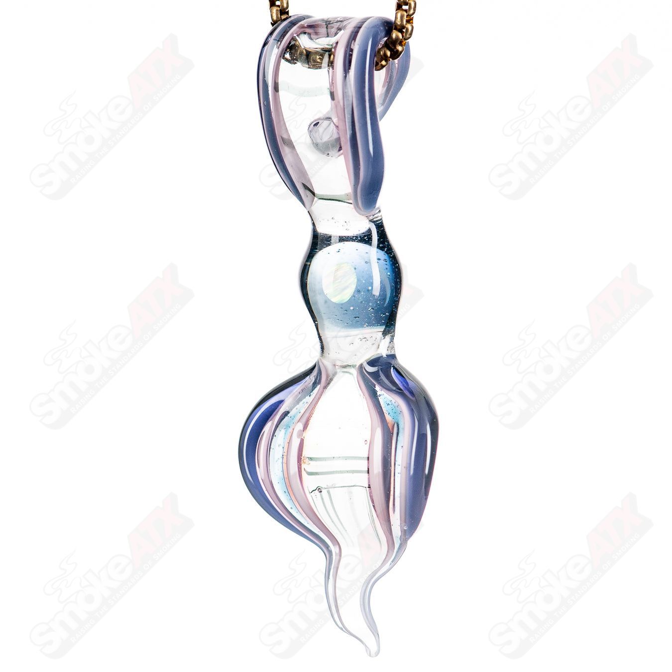Opal Encased Boro Pendant Chain Pake - Smoke ATX