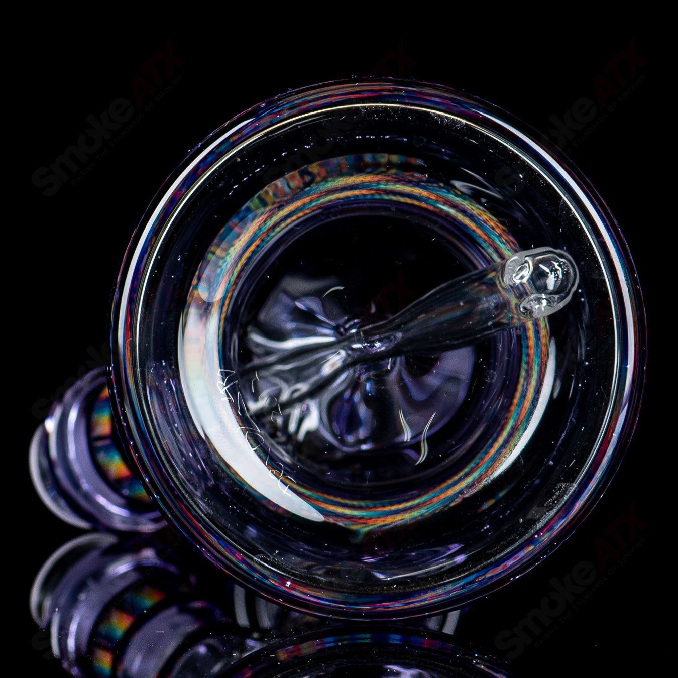 Experimental 19 Pocket Reticello Tube Devol Glass - Smoke ATX