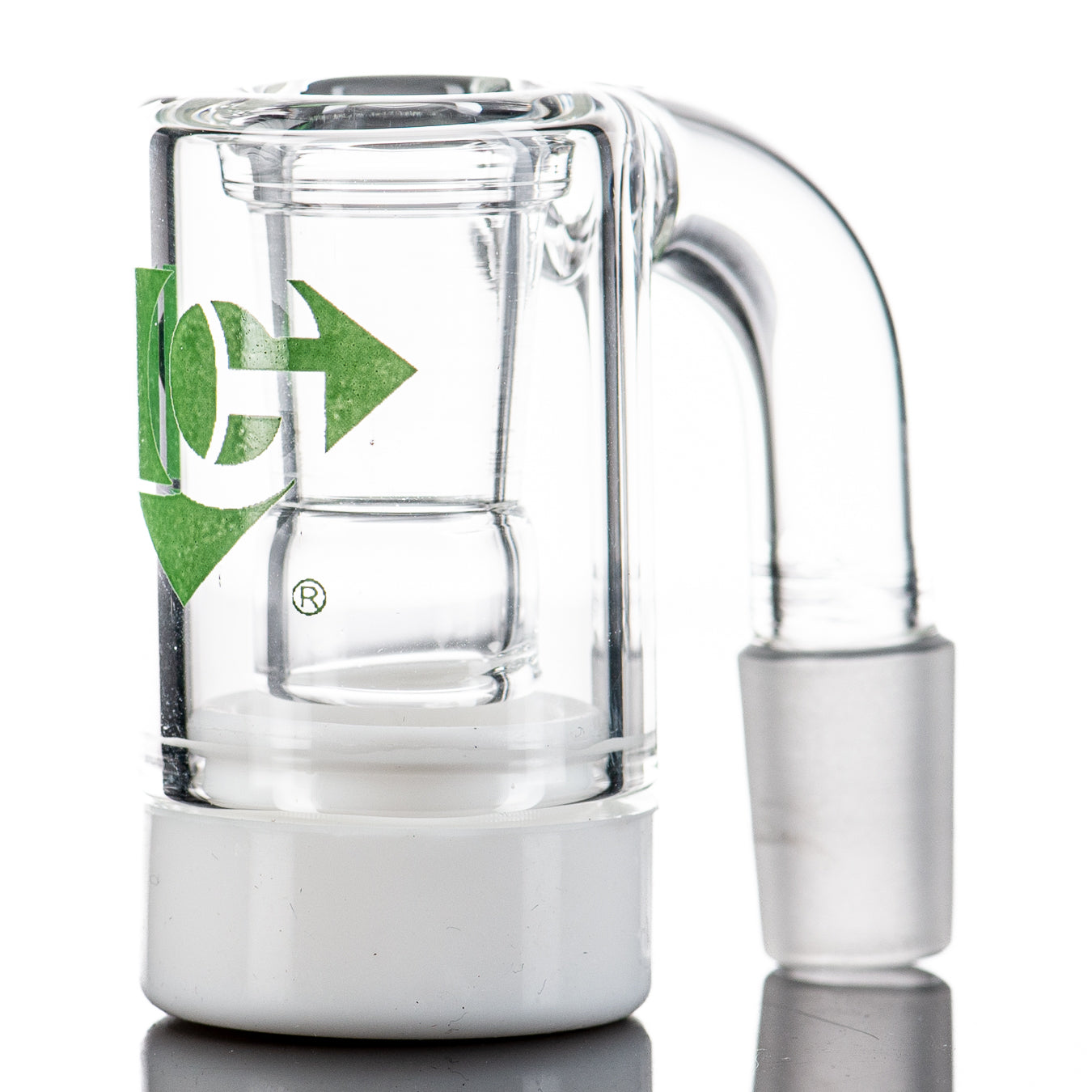 14/90 Mini Silicone Bottom Dry Catcher Diamond Glass