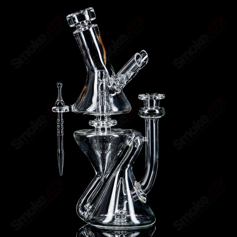Clear Xhalecycler RAM Robert Mickelsen Glass - Smoke ATX 