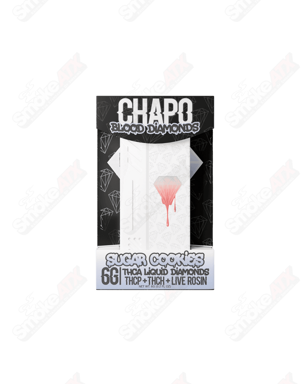 6000mg  Sugar Cookies Blood Diamonds (THCA/THCP/THC-H) Disposable Chapo Extrax - Smoke ATX 
