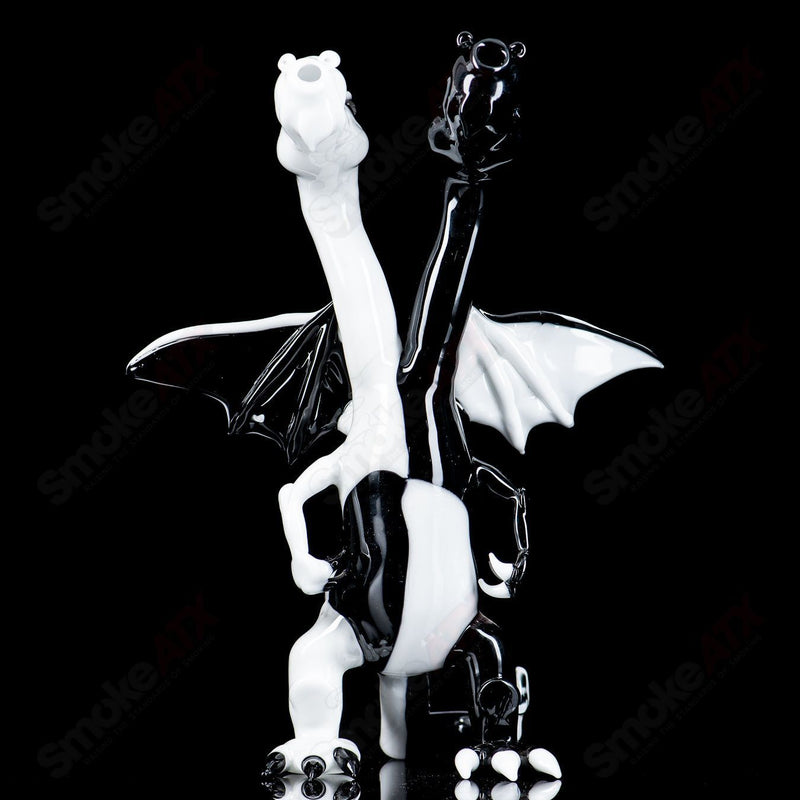 Double Headed Dragon Hendy Glass - Smoke ATX 
