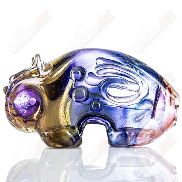 Bear Totem Pipe Glass by Nobody - Smoke ATX 