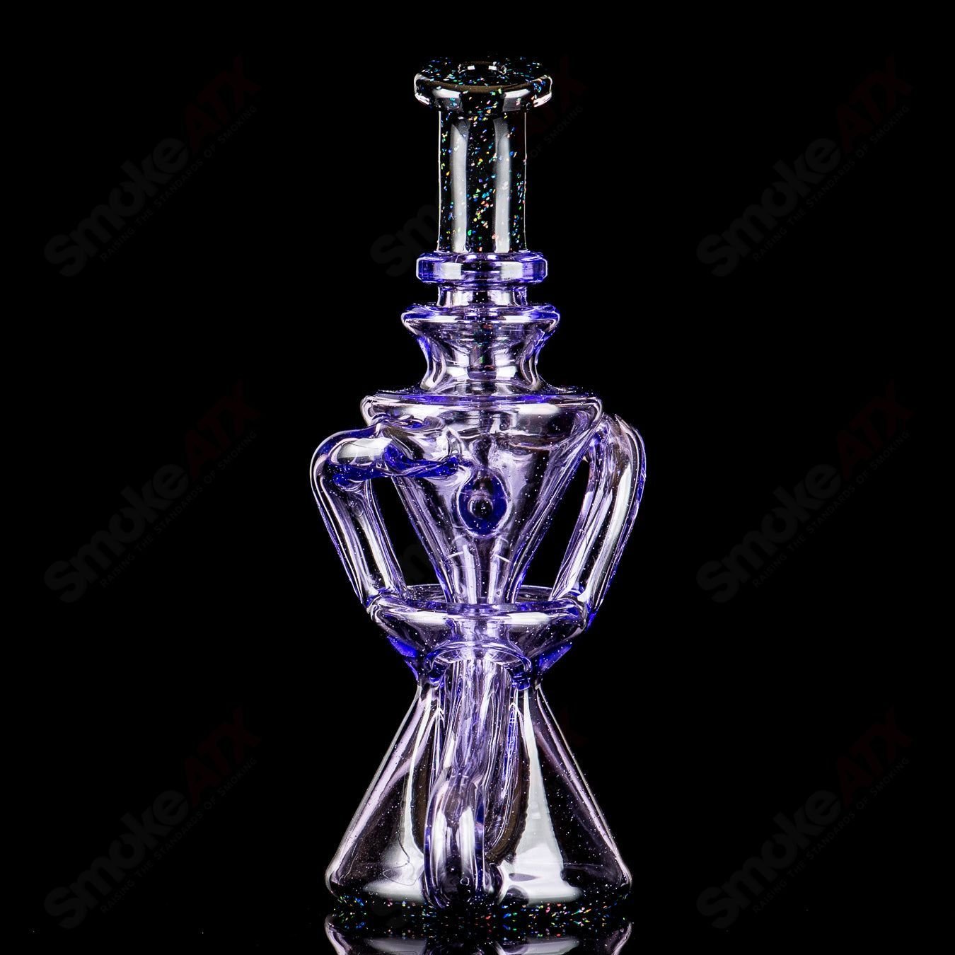 Pink & Crushed Opal Mini Recyler Captn Chronic - Smoke ATX