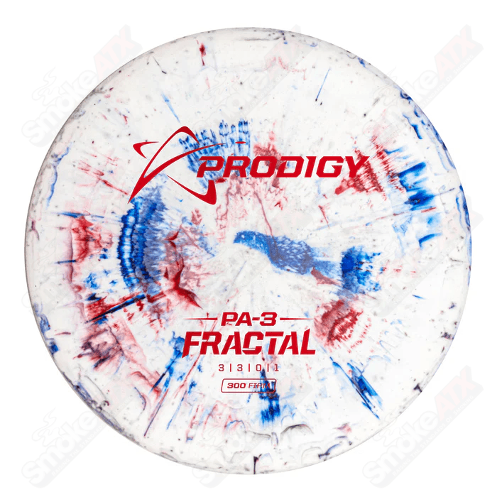 170-174g Blue/Red PA-3 Disc  - Fractal Firm Plastic Prodigy Disc - Smoke ATX 