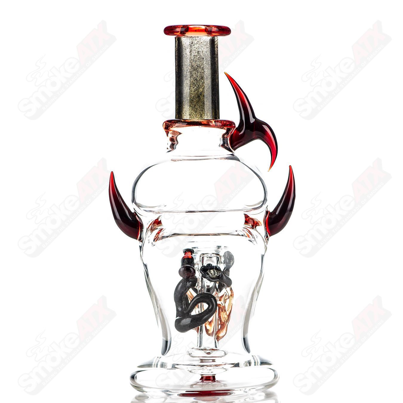 Pollution Bottle Snake Rig Gilyumglass - Smoke ATX