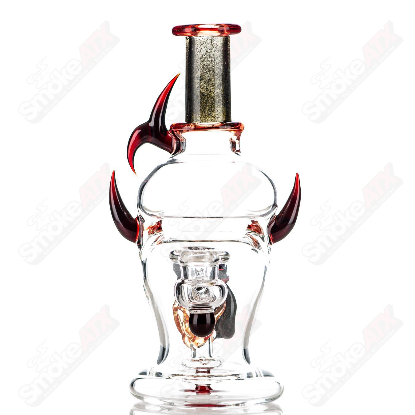 Pollution Bottle Snake Rig Gilyumglass - Smoke ATX