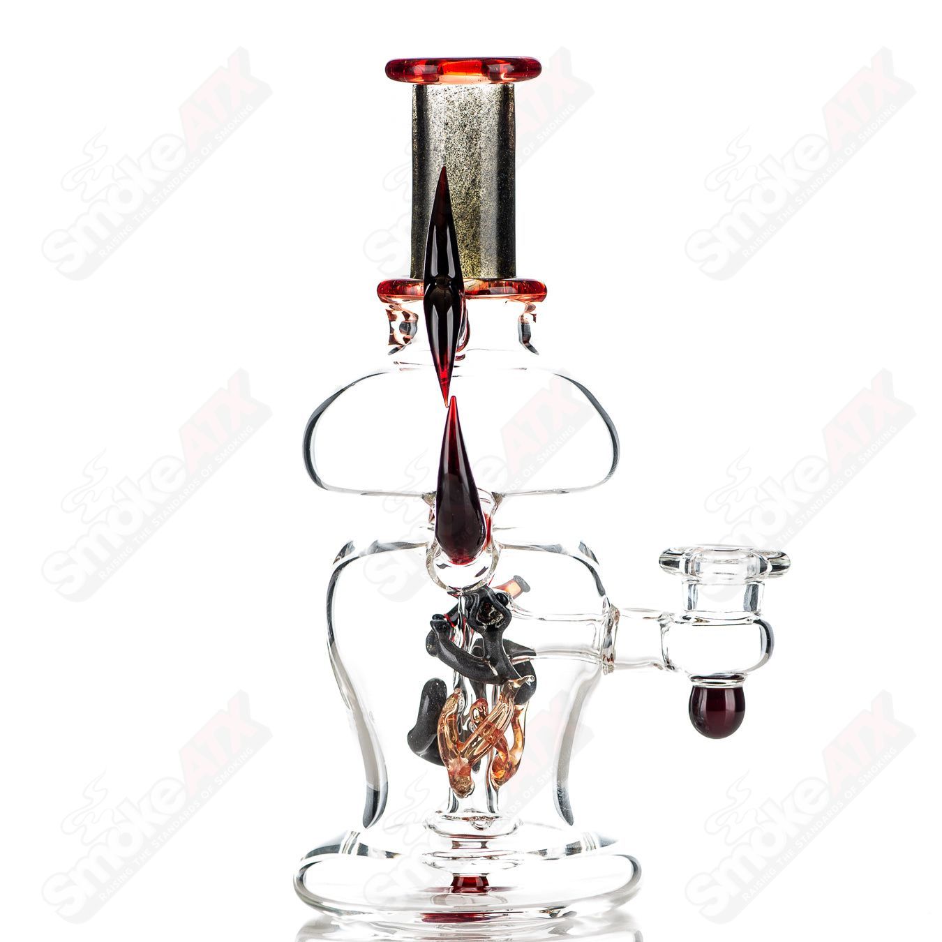 Pollution Bottle Snake Rig Gilyumglass - Smoke ATX