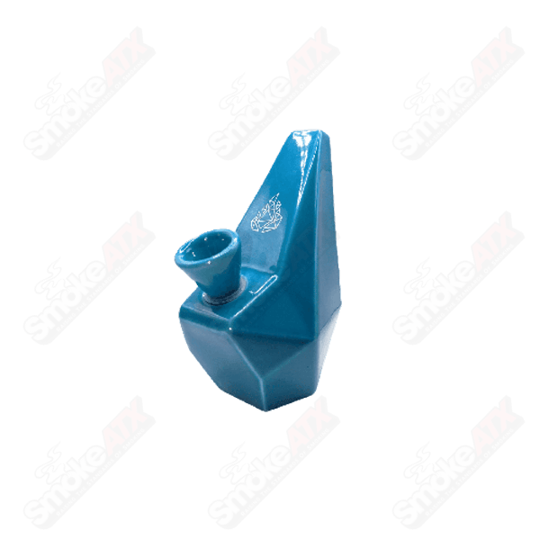Polygon Ceramic Waterpipe by BRNT Designs - Smoke ATX