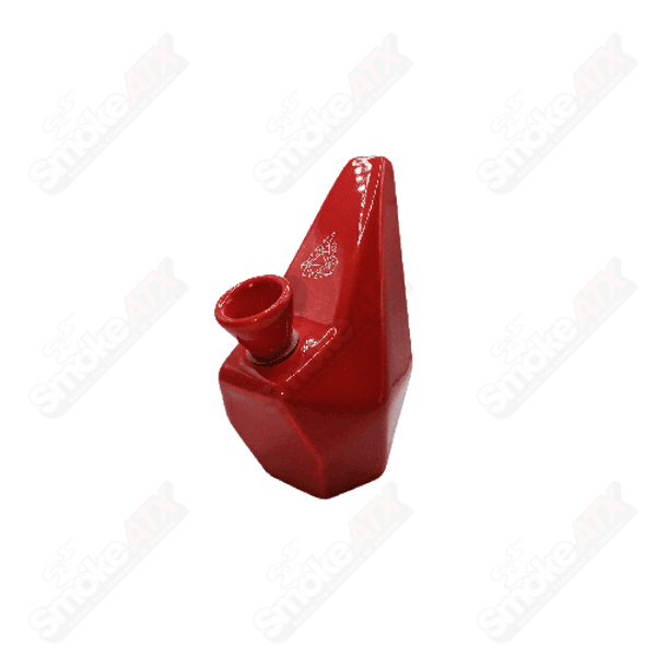 Polygon Ceramic Waterpipe by BRNT Designs - Smoke ATX