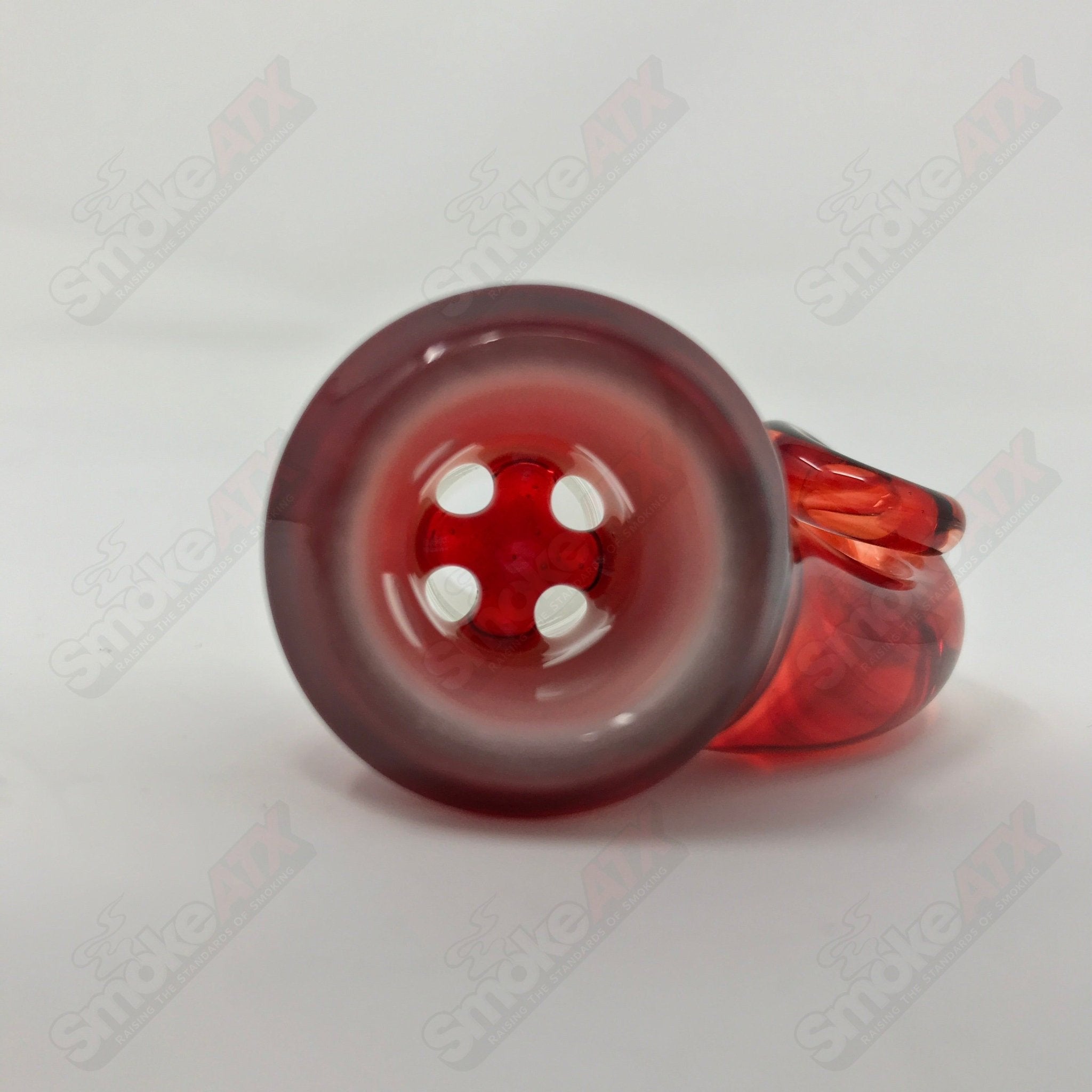 Pom Over White 18mm Full Accent Slide Black T Glass 1 - Smoke ATX