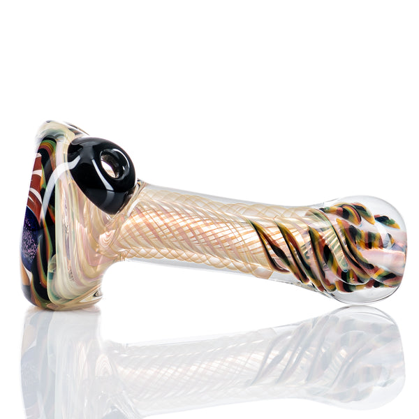 #1 Solid Cane w/ Latti Spoon Talent Glass - Smoke ATX 
