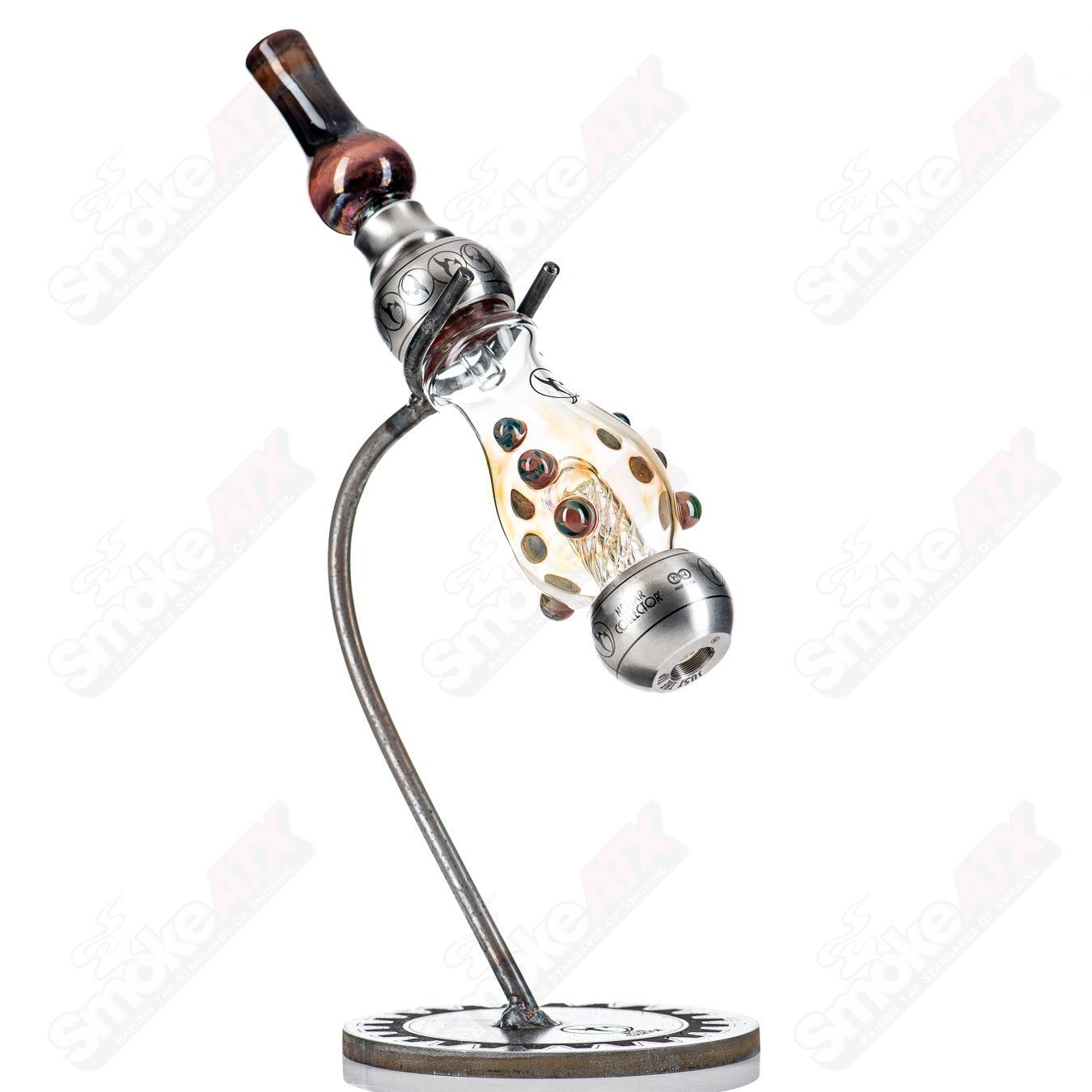 Pro Delux Kit w/stand Aurora Nectar Collector - Smoke ATX