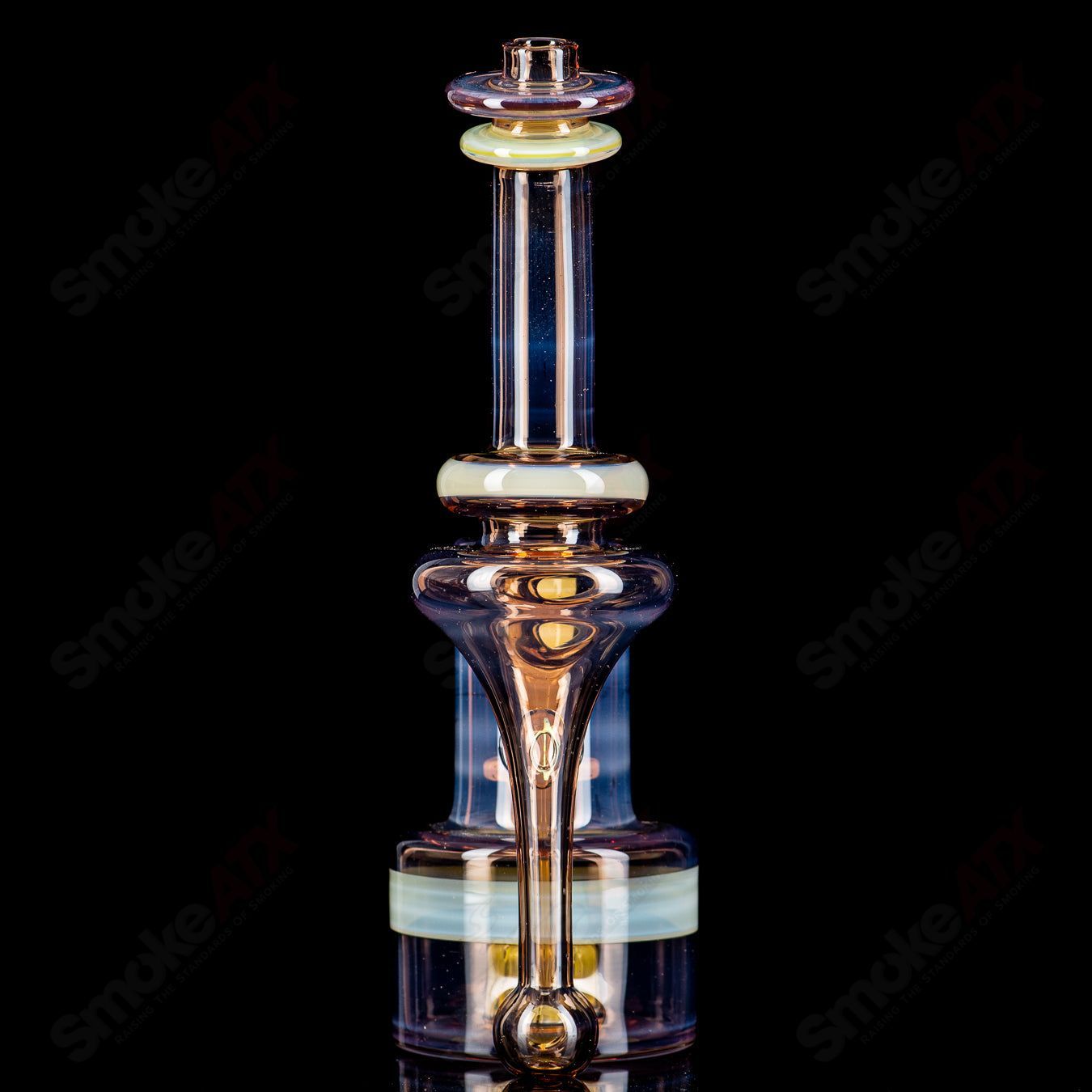14mm Double Diffused RBR Chocolate Opal/Ghostover Yellow by BMS - Smoke ATX 