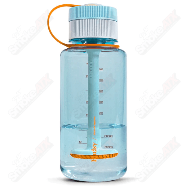 Puffco Budsy Water Bottle Glacier Light Blue - Smoke ATX