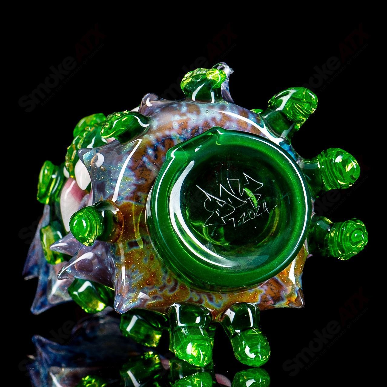 Puffco Top by Nobody Glass x SALT - Smoke ATX