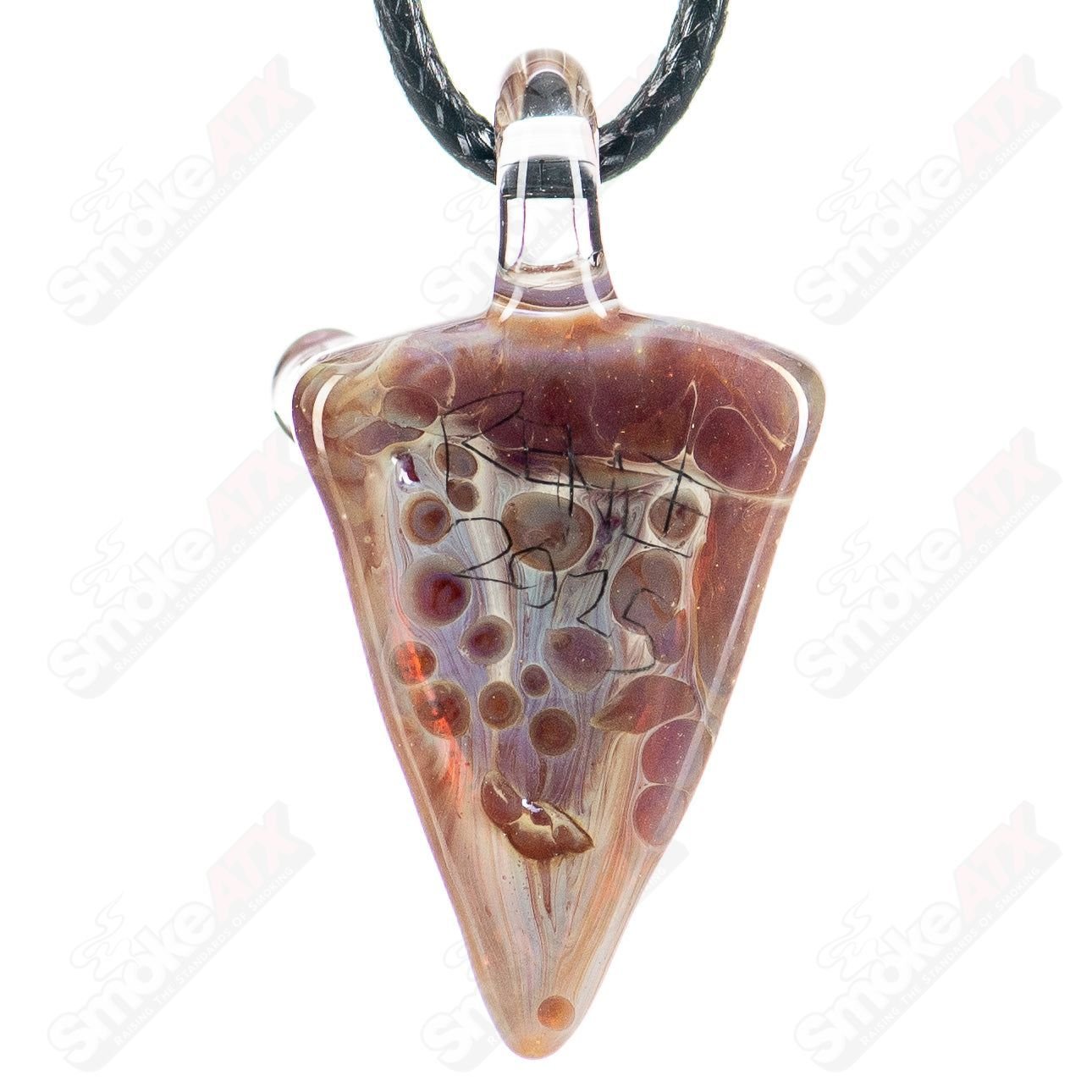 Pumpkin Pie Pendant Sweetshop Glass by Renee Patula - Smoke ATX