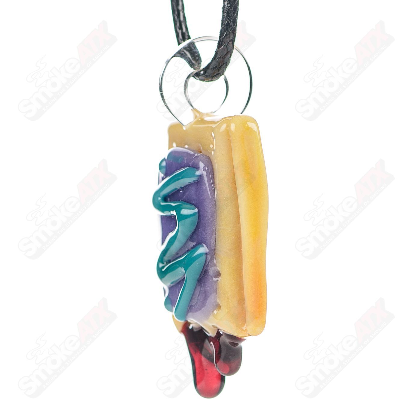 Purple/Teal Icing Pop Tart Pendant Renee Patula - Smoke ATX