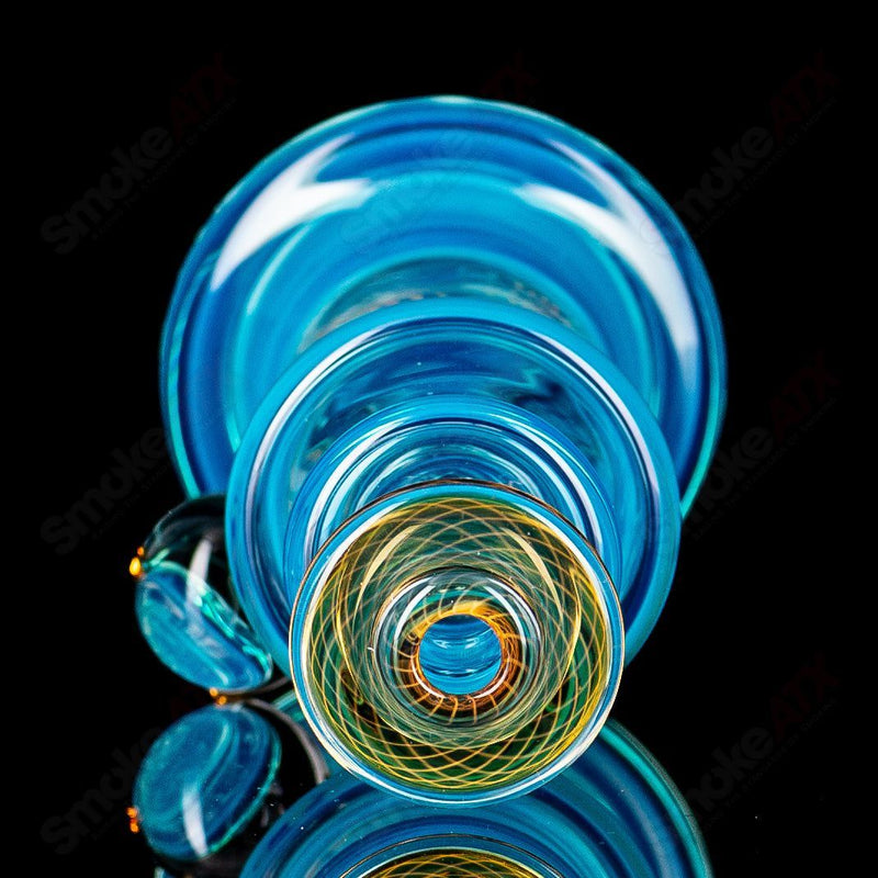 Meta-Terrania Puffco Water Top by Gatez Glass - Smoke ATX 