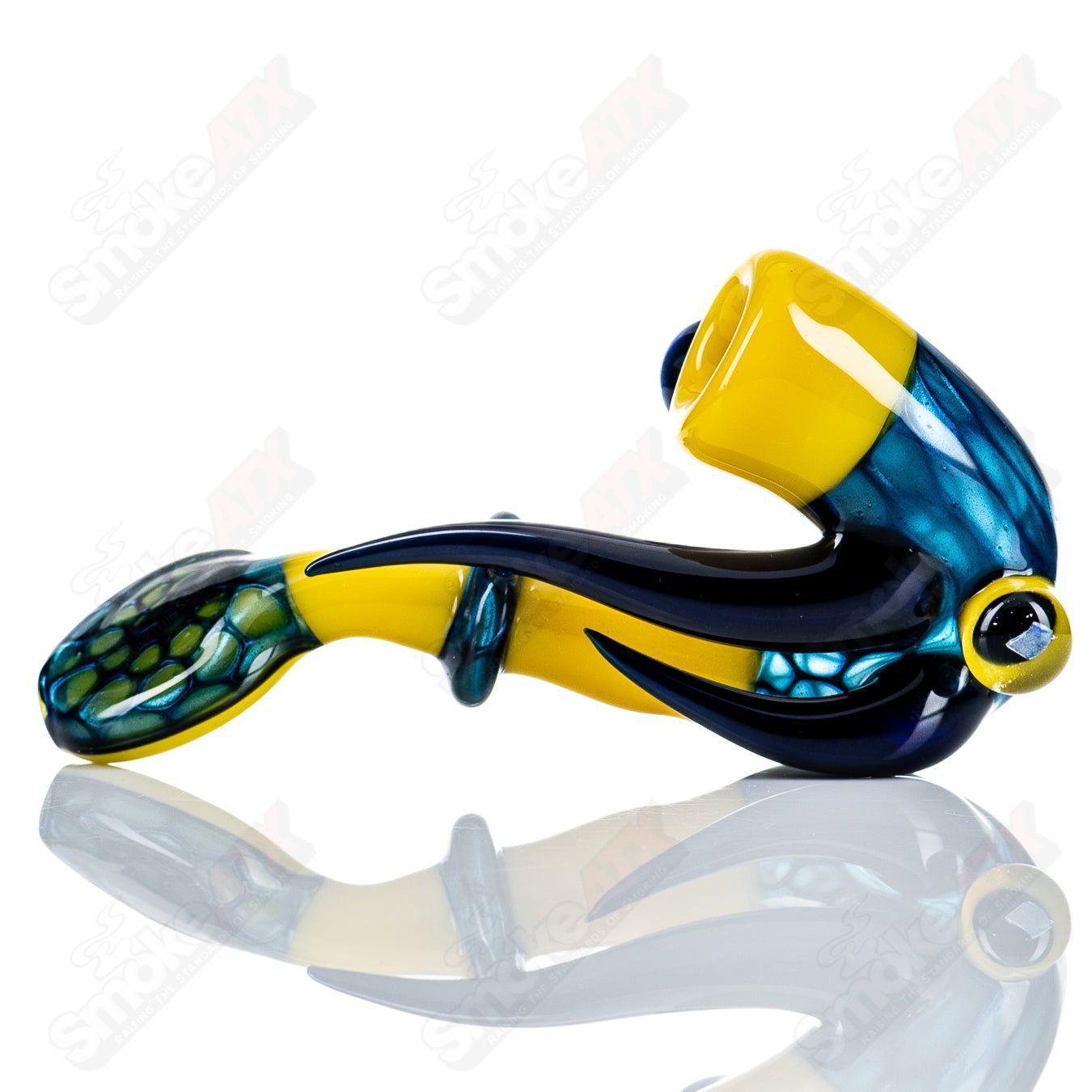 Yellow and Blue Honeycomb Sherlock Dellene Peralta - Smoke ATX 