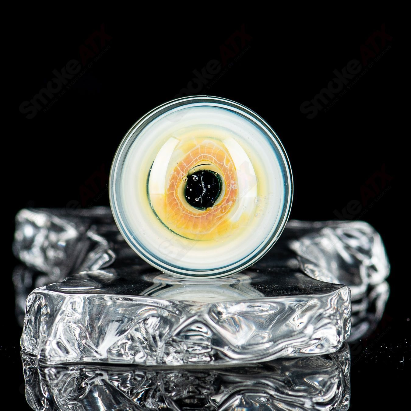 #1 Skull Eye Mili Top Mib Indo Glass - Smoke ATX 