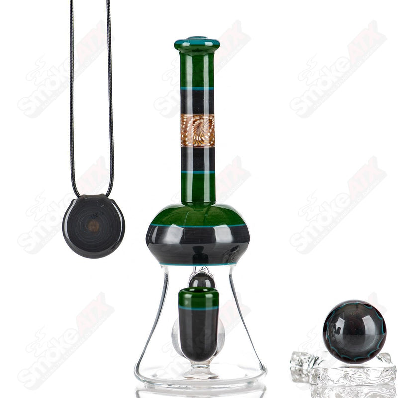 Tube + Pendant Marble Set Yunk Glass - Smoke ATX