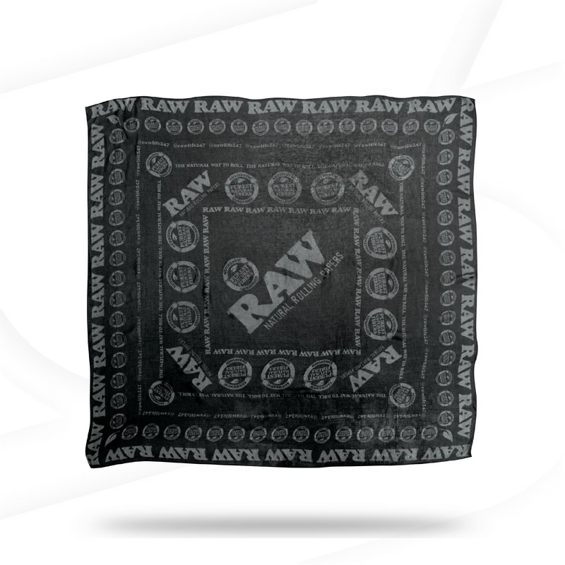 RAW Black on Black Fashion Scarf