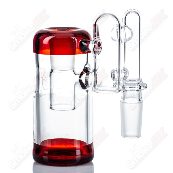 14mm (Pomegranate) Dry Catch by SOL Glassworks - Smoke ATX