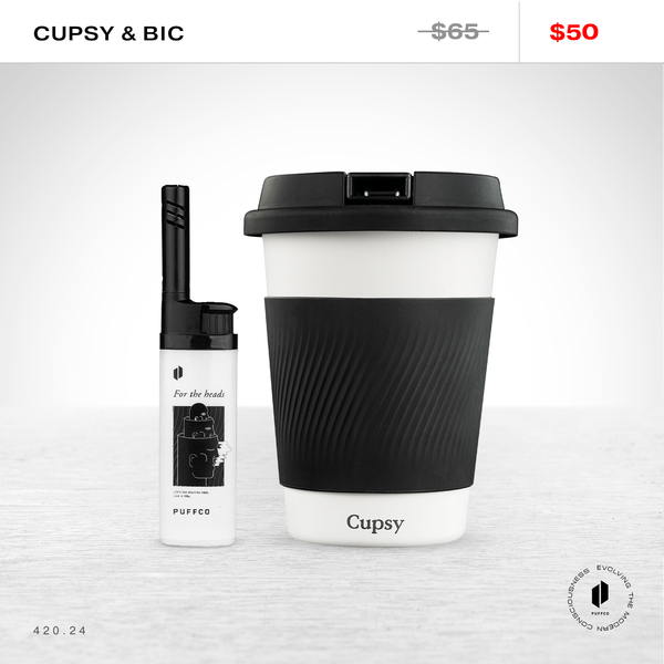 Cupsy + 420 Bic Lighter Puffco Promo bundle