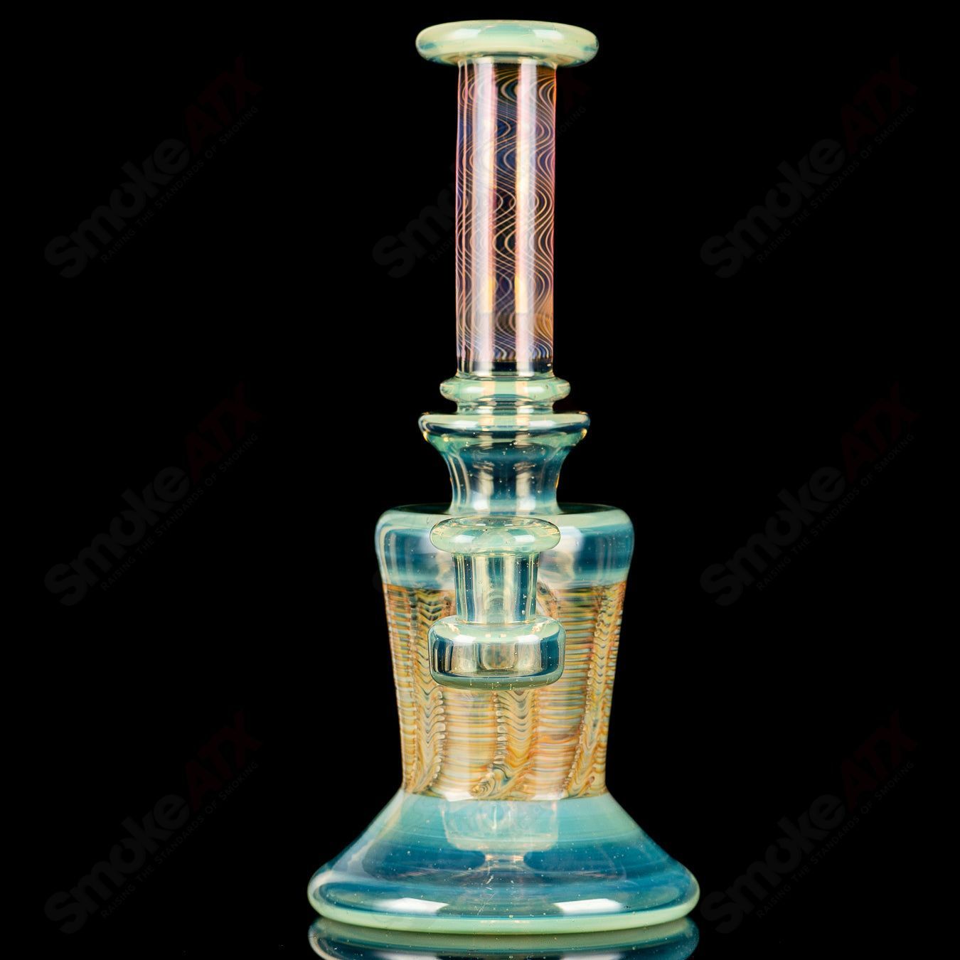 14mm Banger Hanger CFL Milky Yoshi/Custom Color Seth Jones - Smoke ATX