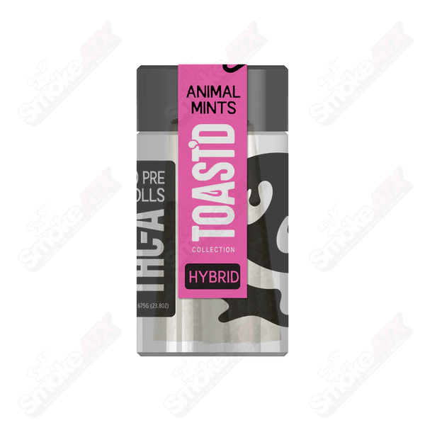 7ct 3.5g Animal Mints THCa Preroll TOASTD Half Bakd - Smoke ATX 