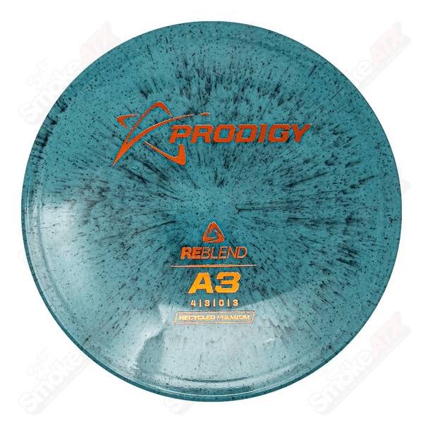 170-174g Blue A3 Approach Disc - Reblend Plastic Prodigy Disc - Smoke ATX 