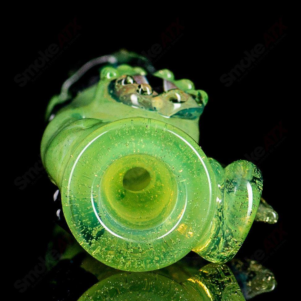 #1 Octopus Chillum by Mako Glass - Smoke ATX 