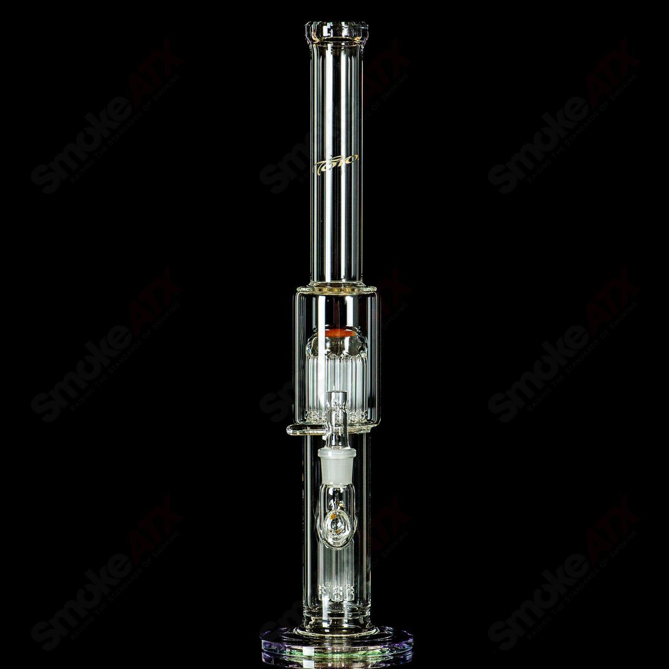 #2 18mm 7/13 Arm Perc w Color Cap (CFL) Toro Glass - Smoke ATX