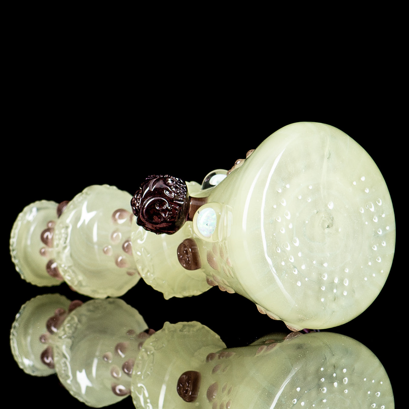 hensley glass  full color cfl with opal - Smoke ATX 