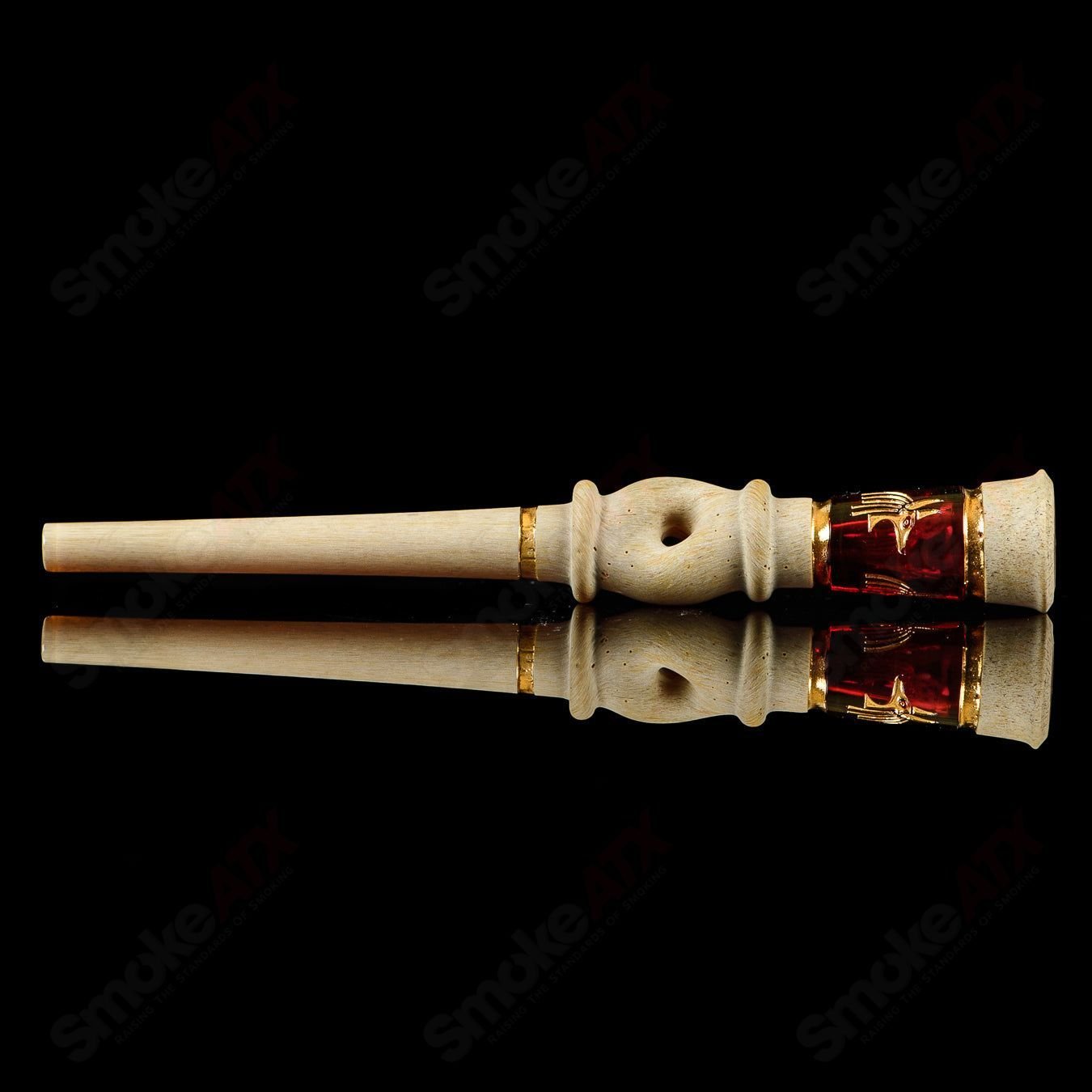 Quellazair Joint Holder (Anubis) Green T Glass - Smoke ATX