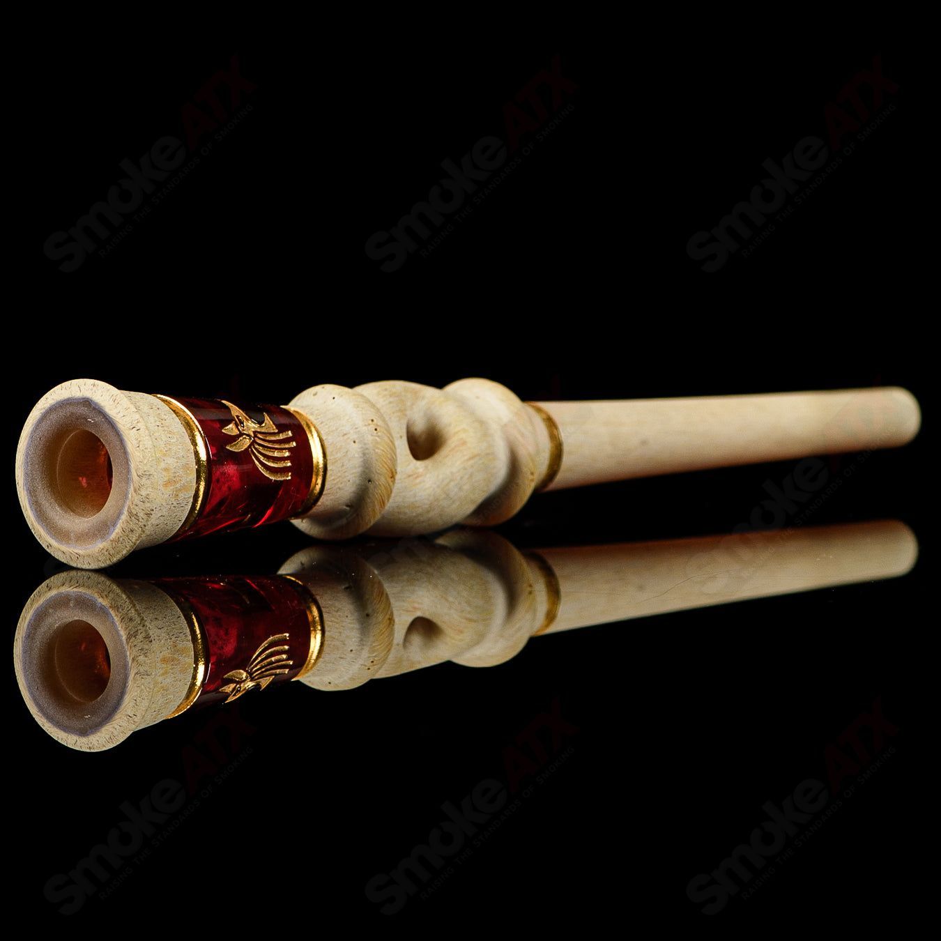 Quellazair Joint Holder (Anubis) Green T Glass - Smoke ATX